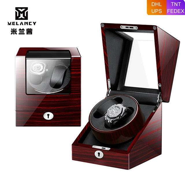 Automatic Watch Winder Carbon Fiber Watches Box Jewelry Display Storage Case Organizer Watches Accessories