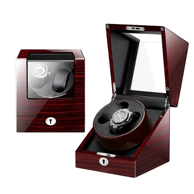 Automatic Watch Winder Carbon Fiber Watches Box Jewelry Display Storage Case Organizer Watches Accessories