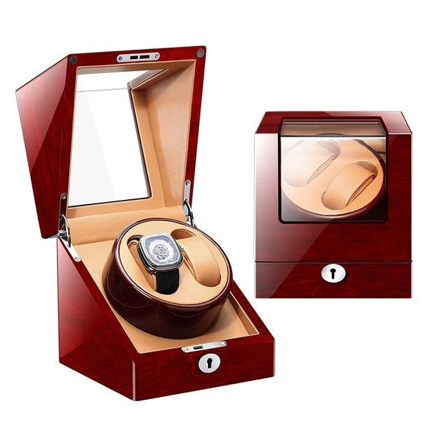 Automatic Watch Winder Carbon Fiber Watches Box Jewelry Display Storage Case Organizer Watches Accessories