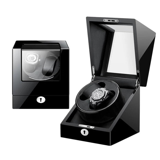 Automatic Watch Winder Carbon Fiber Watches Box Jewelry Display Storage Case Organizer Watches Accessories