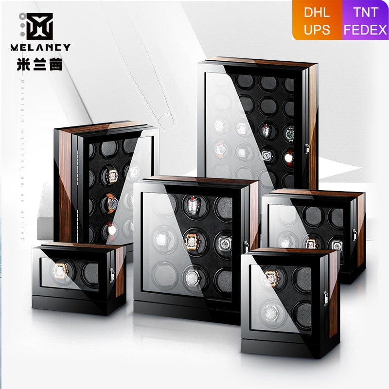 New Version Watch Winder for automatic watches Wooden Watch Accessories Box Watches Storage