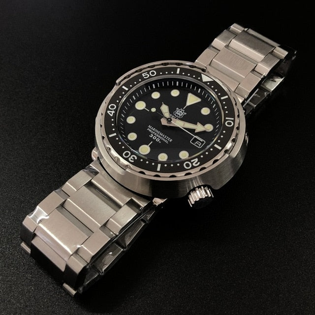 Steeldive 1975 Tuna 300m Diving Watch Automatic Steel Stainless Ceramic bezel NH35 Men's Wristwatch Mechanical Watches Fashion
