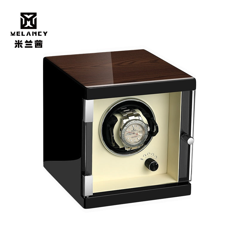 Automatic Watch Winder Box Case Holder Mechanical Watch Display Organizer EU/US/AU/UK Plug Luxury Motor Shaker PU