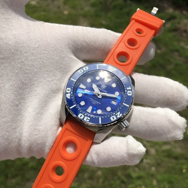 Men's watch NH35 stainless steel Automatic mechanical watch BGW9 Luminous ar coating Sapphire crystal calendar 200M diving watch