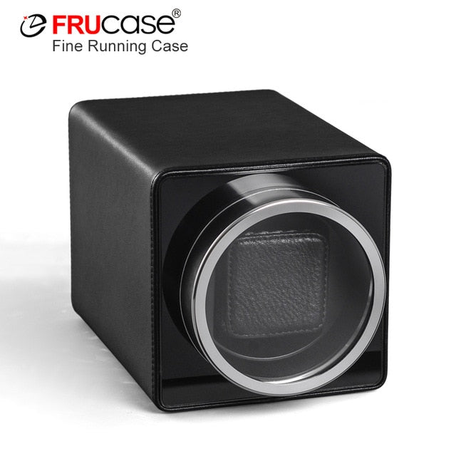 FRUCASE New Arrival White Single Watch Winder for automatic watches watch box display collector storage wooden box