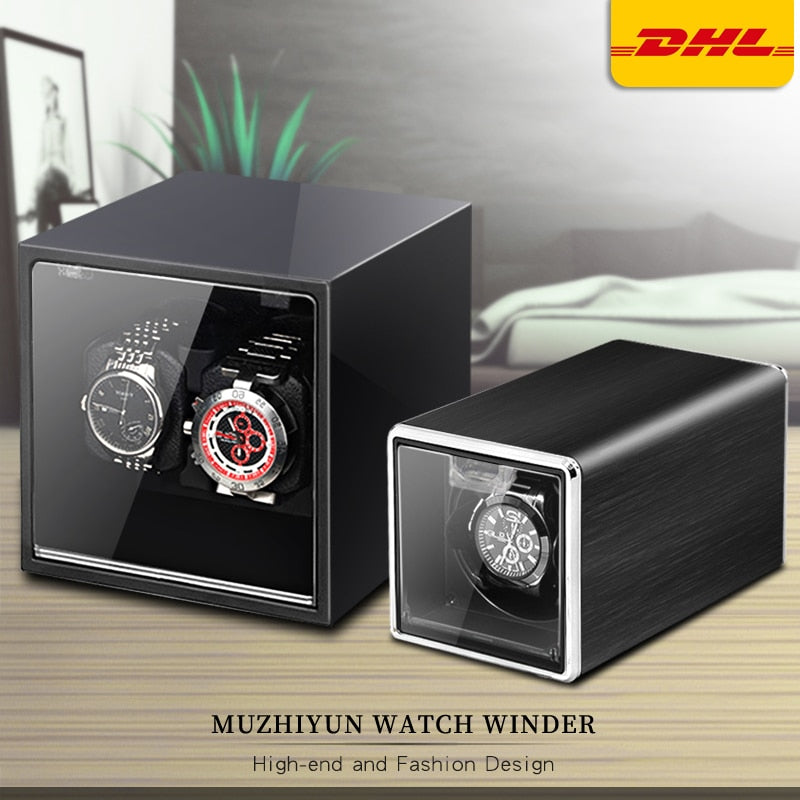 Automatic Watch Winder Box Accessories Display Mechanical Rotating Uhrenbeweger Leather for automatic watches