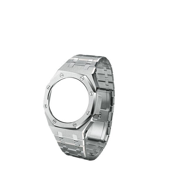 The Third Generation GA2100 Case Modification GA2110 Watchband Bezel 100% Metal 316L Stainless Steel