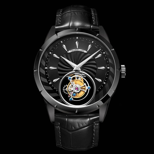 AESOP Sport Mens Mechanical Watch Watches Top Tourbillon Male Skeleton Men's Watch for Men Man Luxury Clocks Luxury Thin MOV