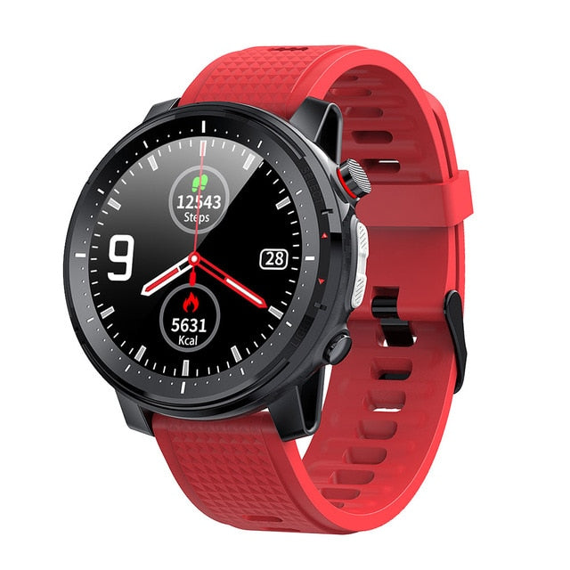 Finow New Smart Watch 360*360 Round Screen With LED Light Smart Wach IP68 Waterproof Heart Rate ECG Smartwatch For Android IOS