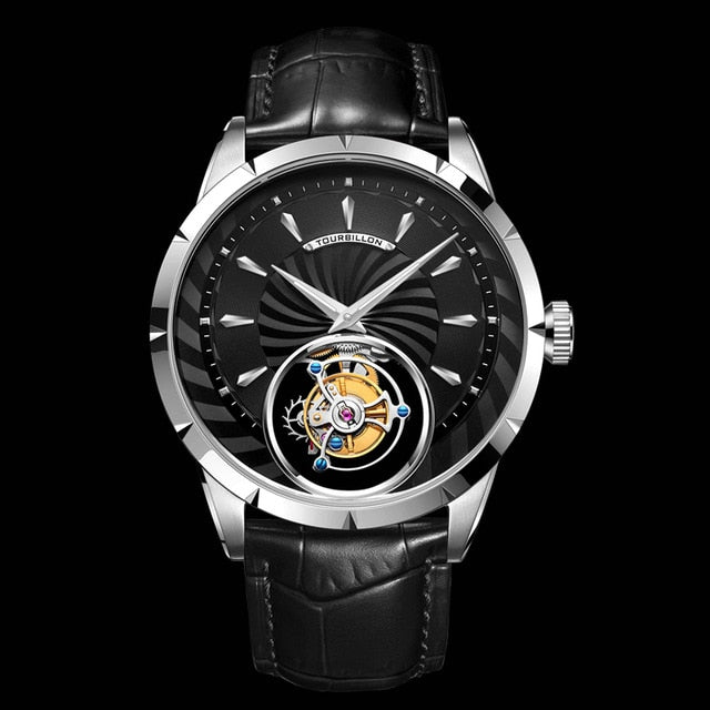 AESOP Tourbillon Watches Mans Mechanical Watch for Men Wristwatches Man Skeleton Male Clock Sapphire Mechanical Watch Luxury Men