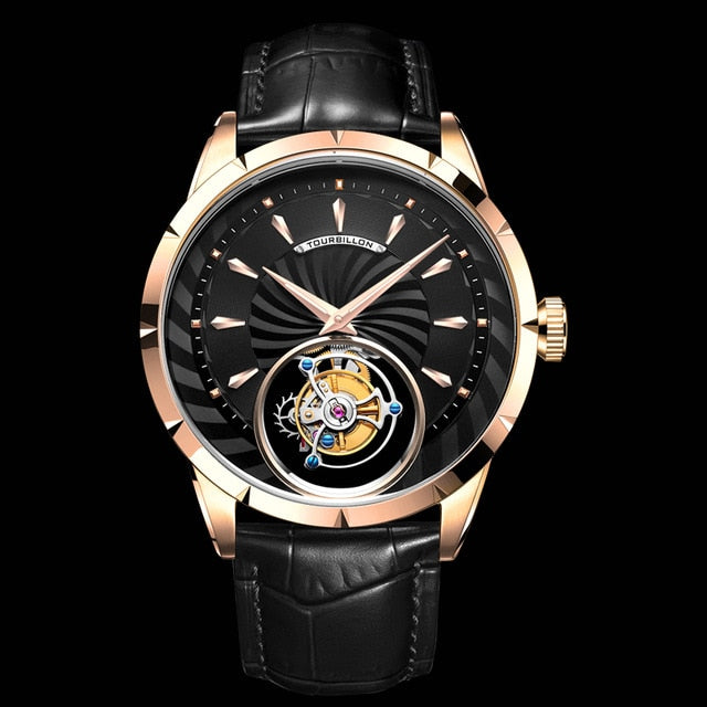 AESOP Tourbillon Watches Mans Mechanical Watch for Men Wristwatches Man Skeleton Male Clock Sapphire Mechanical Watch Luxury Men