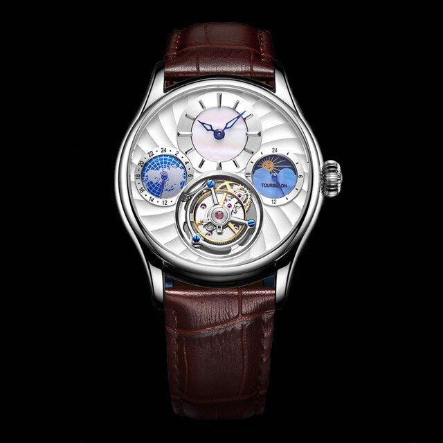 AESOP Mechanical Watch Men Luxury Watches for Men Tourbillon Male Skeleton Men's Watch Man Male Clocks Sapphire Dropshipping