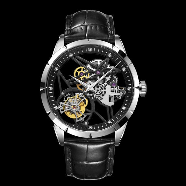 AESOP Sports Tourbillon Men's Mechanical Watches Watch Male Skeleton Wristwatch for Men Man Luxury Clock Luxury dropshipping