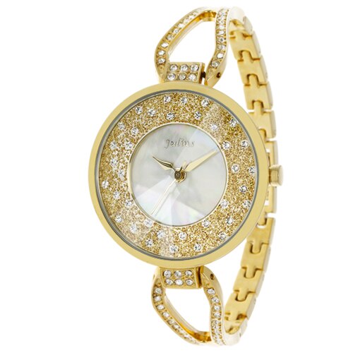 CRYSTAL RHINESTONE SHELL LADY WOMEN'S WATCH JAPAN QUARTZ HOURS CLOCK FINE FASHION DRESS CHAIN BRACELET GIRL GIFT JULIUS