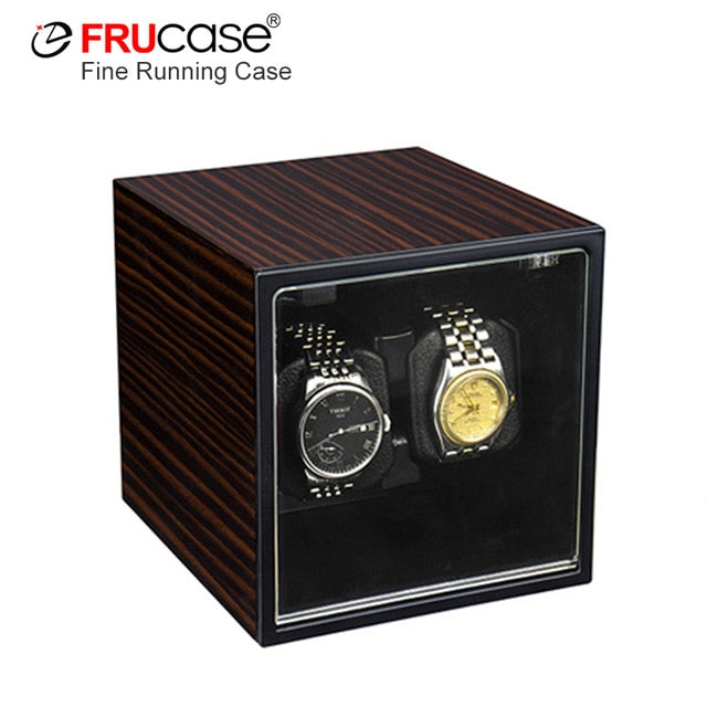 FRUCASE New Arrival White Single Watch Winder for automatic watches watch box display collector storage wooden box