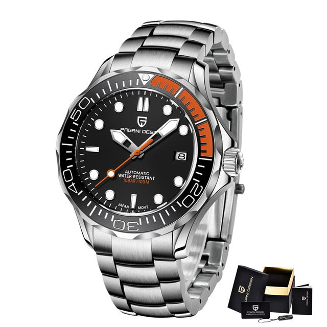 2020 New PAGANI DESIGN 007 commander Men's Watches Top Brand luxury Fashion Watch men waterproof 100M wristwatch Japan NH35 1667