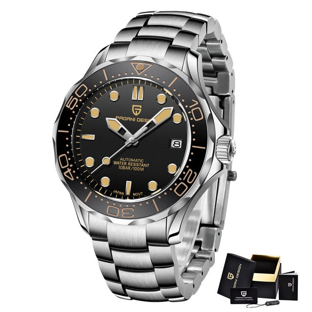 2020 New PAGANI DESIGN 007 commander Men's Watches Top Brand luxury Fashion Watch men waterproof 100M wristwatch Japan NH35 1667
