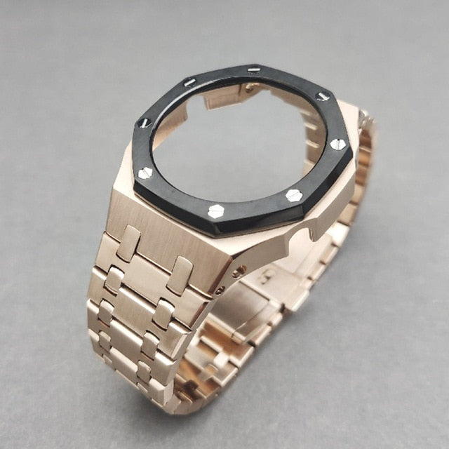 3rd Generation GA2100 Metal Watch Strap GA2110 Watchband Bezel for Casio G Shock Mens Watches Replacement Accessories