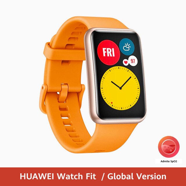 HUAWEI Watch FIT SmartWatch Quick Workout Animation Blood Oxygen Watch FIT 10 Days Battery Life gift watch men women smart wach