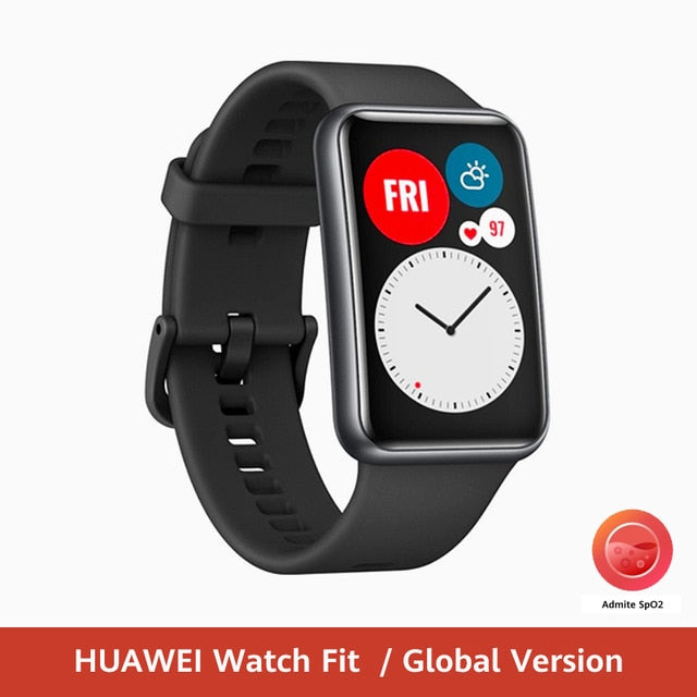 HUAWEI Watch FIT SmartWatch Quick Workout Animation Blood Oxygen Watch FIT 10 Days Battery Life gift watch men women smart wach
