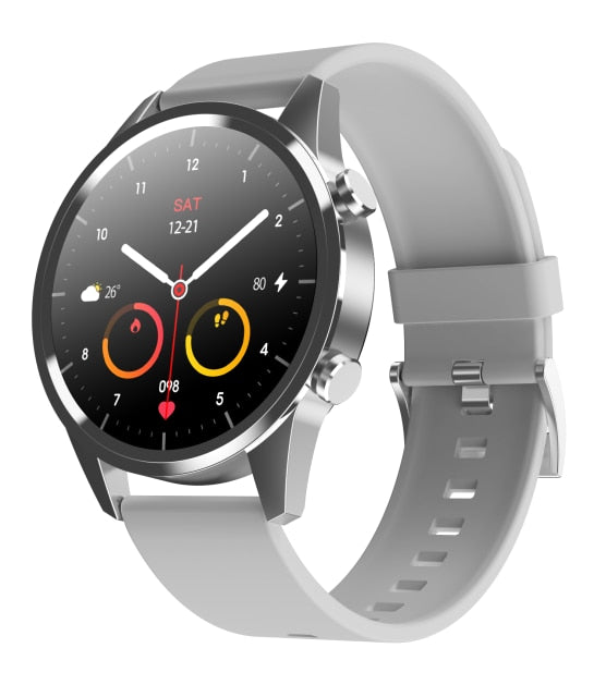 Sport Smartwatch 2020 Bluetooth Call Wach Heart-Rate Blood Pressure Full Round Smart Watch Fitness Tracker Whatch for Men Women