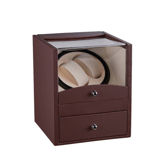 Luxury Electric Shaker Watch Winder Storage Box Mechanical Watch Display Single Motor Box Automatic Winding Watch Collection