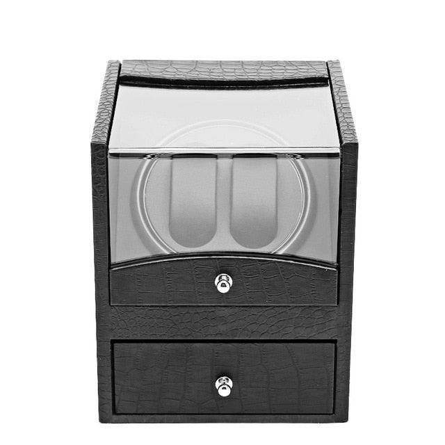 Luxury Electric Shaker Watch Winder Storage Box Mechanical Watch Display Single Motor Box Automatic Winding Watch Collection