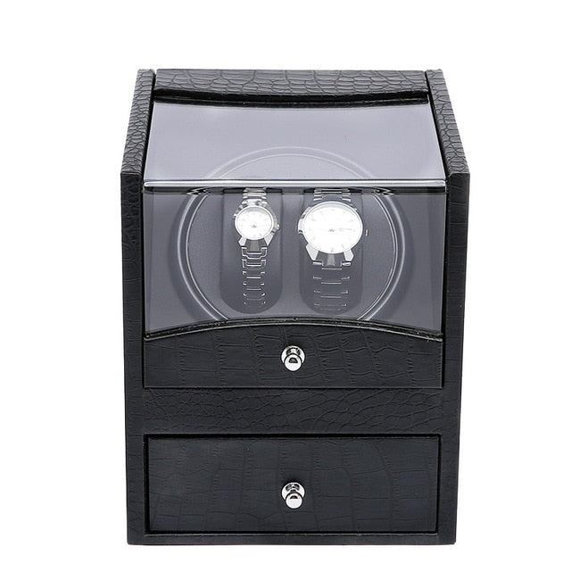 Luxury Electric Shaker Watch Winder Storage Box Mechanical Watch Display Single Motor Box Automatic Winding Watch Collection