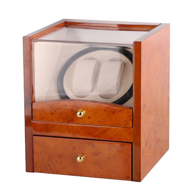 Luxury Electric Shaker Watch Winder Storage Box Mechanical Watch Display Single Motor Box Automatic Winding Watch Collection