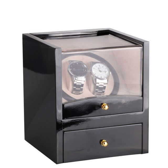Luxury Electric Shaker Watch Winder Storage Box Mechanical Watch Display Single Motor Box Automatic Winding Watch Collection